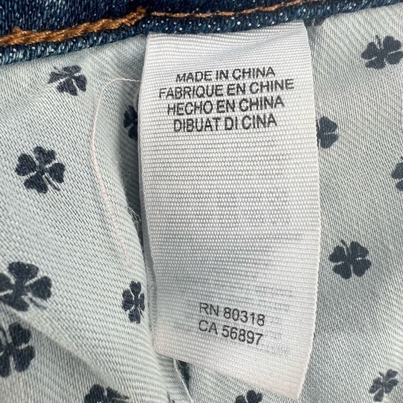 Lucky Brand Distressed Cut Off Frayed Hem Denim Jeans Size 26 Women’s - Picture 7 of 7